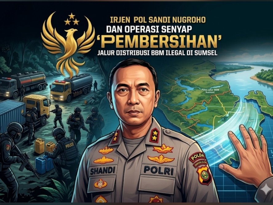 Irjen Pol Sandi Nugroho dan Operasi Senyap “Pembersihan” Jalur Distribusi BBM Ilegal di Sumsel
